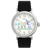 Timex Standard x Peanuts Featuring Snoopy Happy Birthday Leather Strap Watch TW2V61000