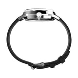 Timex Marlin Silver Dial Black Leather Strap Men Watch TW2V63100