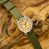 Timex Expedition Beige Dial & Green Fabric Strap Men Watch TW2V65800