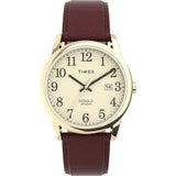 Timex Indiglo White Dial Brown Leather Strap Unisex Watch TW2V68900