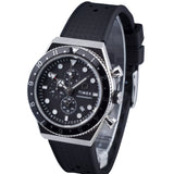 Timex Q Chronograph Black Synthetic Strap Men's Watch TW2V70000