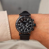 Timex Waterbury Standard Chronograph Black Rubber Strap Men's Watch TW2V71900