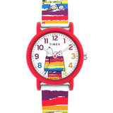 Timex Peanuts Rainbow Silicone Strap Unisex Watch TW2V77700