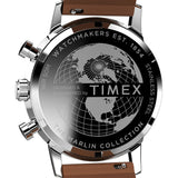 Timex Marlin Chronograph Brown Leather Strap Men's Watch TW2W10100