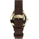 Timex Indiglo Easy Reader Brown Leather Strap Women Watch TW2W15700