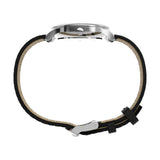 Timex Indiglo White Dial Black Leather Strap Women Watch TW2W15900