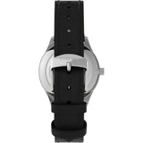 Timex Indiglo White Dial Black Leather Strap Women Watch TW2W15900