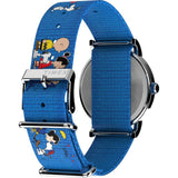 Timex Peanuts Blue Fabric Strap Unisex Watch TW2W19400