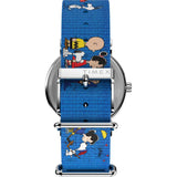 Timex Peanuts Blue Fabric Strap Unisex Watch TW2W19400