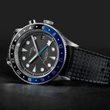 Timex Waterbury Black Synthetic Rubber Strap Men's Watch TW2W22600
