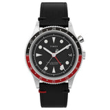 Timex Waterbury Black Synthetic Rubber Strap Men's Watch TW2W22800