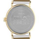 Timex Weekender Peanuts White Leather Strap Unisex Watch TW2W24100