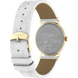 Timex Weekender Peanuts White Leather Strap Unisex Watch TW2W24100