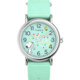 Timex Weekender Peanuts Fabric Strap Unisex Watch TW2W24500