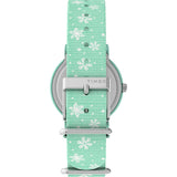 Timex Peanuts Holiday Green Fabric Strap Unisex Watch TW2W24700