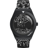 Timex X Keith Haring Black Synthetic Rubber Men's Watch TW2W25600