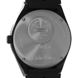 Timex X Keith Haring Black Synthetic Rubber Men's Watch TW2W25600