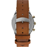 Timex Q Chronograph Brown Leather Strap Men's Watch TW2W64400