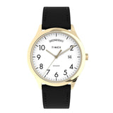 TIMEX MODERN EASY READER BLACK STRAP WATCH TW2W68500