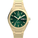Timex Q 1973 Gold Stainless Steel  Strap Men's Watch TW2Y35100