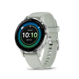 Garmin Venu 3S Silver Stainless Steel Bezel with Sage Gray Case GM-010-02785-51