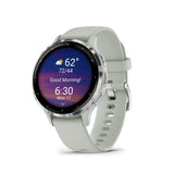Garmin Venu 3S Silver Stainless Steel Bezel with Sage Gray Case GM-010-02785-51