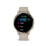 Garmin Venu 3S Cream Gold Stainless Steel Bezel with French Gray Case GM-010-02785-52