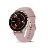 Garmin Venu 3S  Cream Gold Stainless Steel Bezel with Dust Rose Case GM-010-02785-53