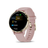 Garmin Venu 3S  Cream Gold Stainless Steel Bezel with Dust Rose Case GM-010-02785-53