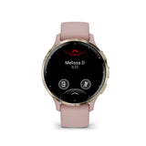 Garmin Venu 3S  Cream Gold Stainless Steel Bezel with Dust Rose Case GM-010-02785-53