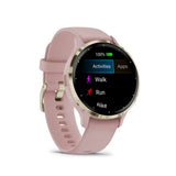Garmin Venu 3S  Cream Gold Stainless Steel Bezel with Dust Rose Case GM-010-02785-53