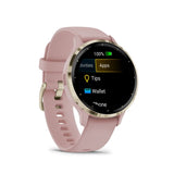 Garmin Venu 3S  Cream Gold Stainless Steel Bezel with Dust Rose Case GM-010-02785-53