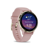 Garmin Venu 3S  Cream Gold Stainless Steel Bezel with Dust Rose Case GM-010-02785-53