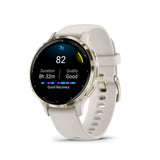 Garmin Venu 3S Cream Gold Stainless Steel Bezel with Ivory Case GM-010-02785-54
