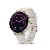 Garmin Venu 3S Cream Gold Stainless Steel Bezel with Ivory Case GM-010-02785-54