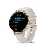 Garmin Venu 3S Cream Gold Stainless Steel Bezel with Ivory Case GM-010-02785-54