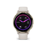 Garmin Venu 3S Cream Gold Stainless Steel Bezel with Ivory Case GM-010-02785-54