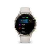 Garmin Venu 3S Cream Gold Stainless Steel Bezel with Ivory Case GM-010-02785-54