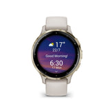 Garmin Venu 3S Cream Gold Stainless Steel Bezel with Ivory Case GM-010-02785-54