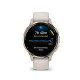 Garmin Venu 3S Cream Gold Stainless Steel Bezel with Ivory Case GM-010-02785-54