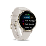 Garmin Venu 3S Cream Gold Stainless Steel Bezel with Ivory Case GM-010-02785-54