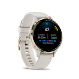 Garmin Venu 3S Cream Gold Stainless Steel Bezel with Ivory Case GM-010-02785-54