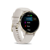 Garmin Venu 3S Cream Gold Stainless Steel Bezel with Ivory Case GM-010-02785-54