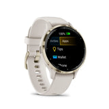 Garmin Venu 3S Cream Gold Stainless Steel Bezel with Ivory Case GM-010-02785-54