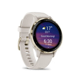 Garmin Venu 3S Cream Gold Stainless Steel Bezel with Ivory Case GM-010-02785-54