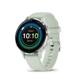 Garmin Venu 3S Silver Stainless Steel Bezel with Sage Gray Case GM-010-02785-51