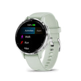 Garmin Venu 3S Silver Stainless Steel Bezel with Sage Gray Case GM-010-02785-51