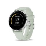 Garmin Venu 3S Silver Stainless Steel Bezel with Sage Gray Case GM-010-02785-51