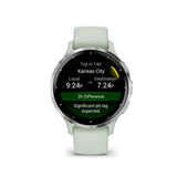 Garmin Venu 3S Silver Stainless Steel Bezel with Sage Gray Case GM-010-02785-51