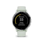 Garmin Venu 3S Silver Stainless Steel Bezel with Sage Gray Case GM-010-02785-51
